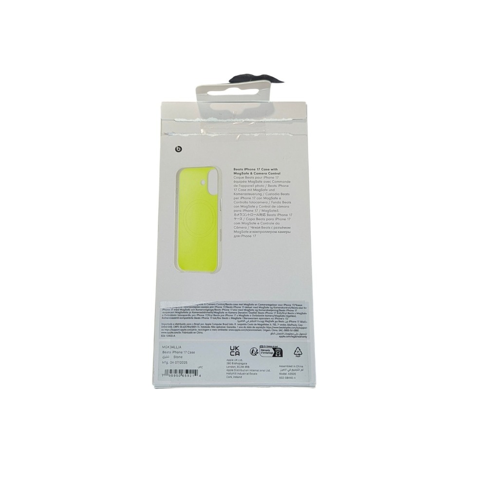 E7-O Beats - iPhone 17 Case with MagSafe and Camera Control - Lime Stone - Picture 2 of 3